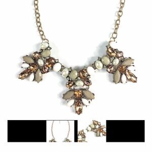 Multi Stone Statement necklace